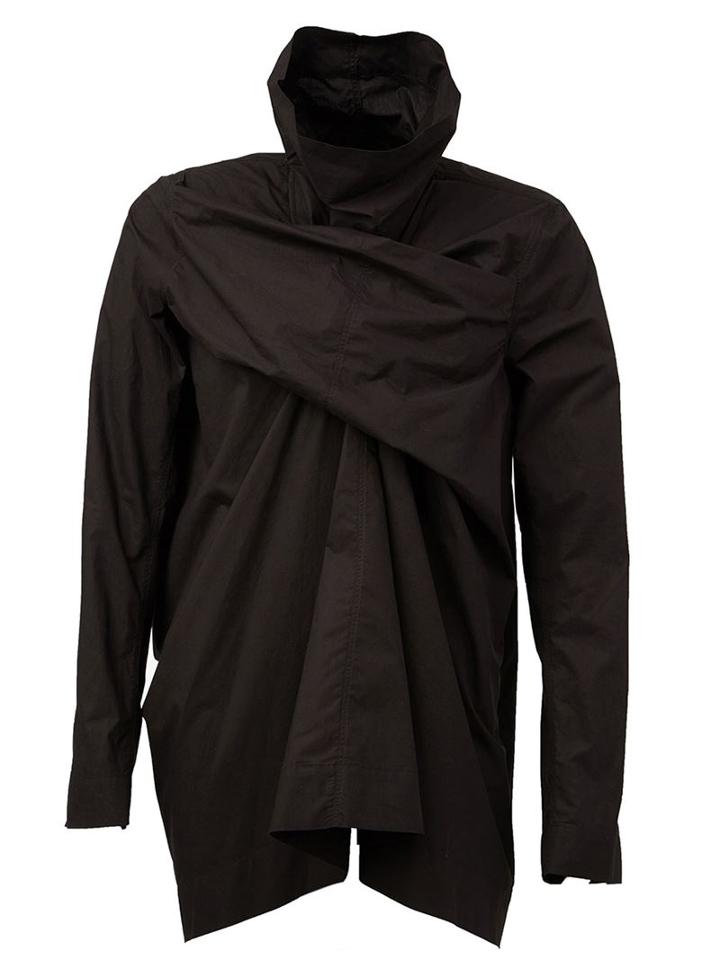 Rick Owens Draped Funnel Neck Top