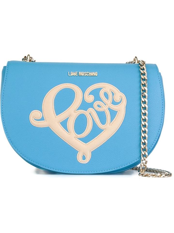 Love Moschino 'love' Saddle Crossbody Bag