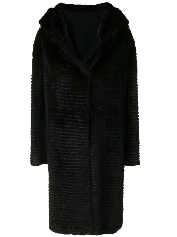 Liska Dawson Hooded Coat - Brown