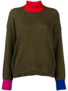 Marni Colour Block Sweater - Green