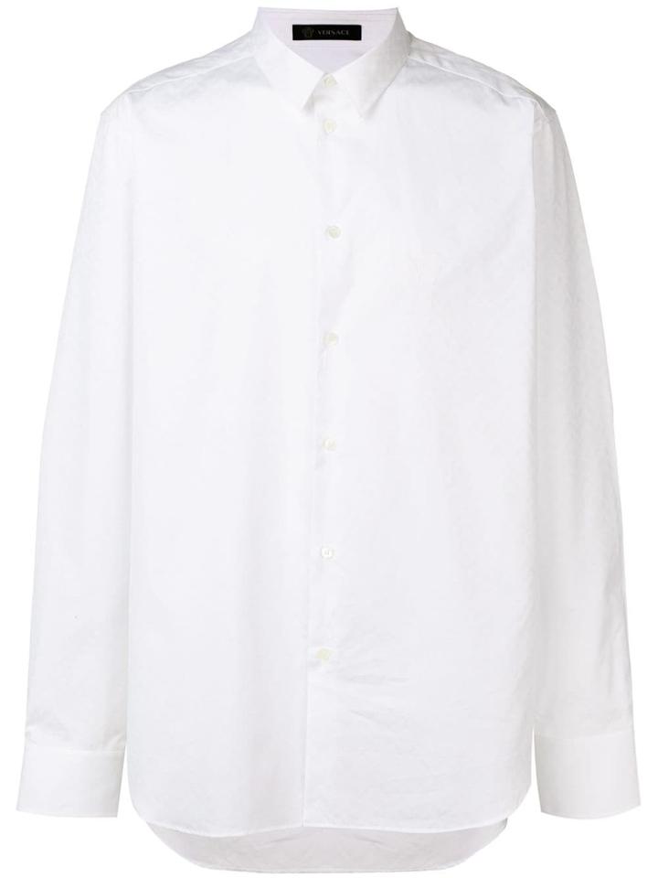 Versace Greca Texture Shirt - White