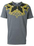 Versace Collection Baroque Print T-shirt, Men's, Size: S, Grey, Cotton