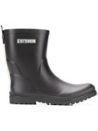 Stutterheim Flat Ankle Boots - Black