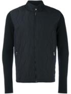 Z Zegna Padded Front Jacket, Men's, Size: Large, Black, Polyamide/polyester/wool