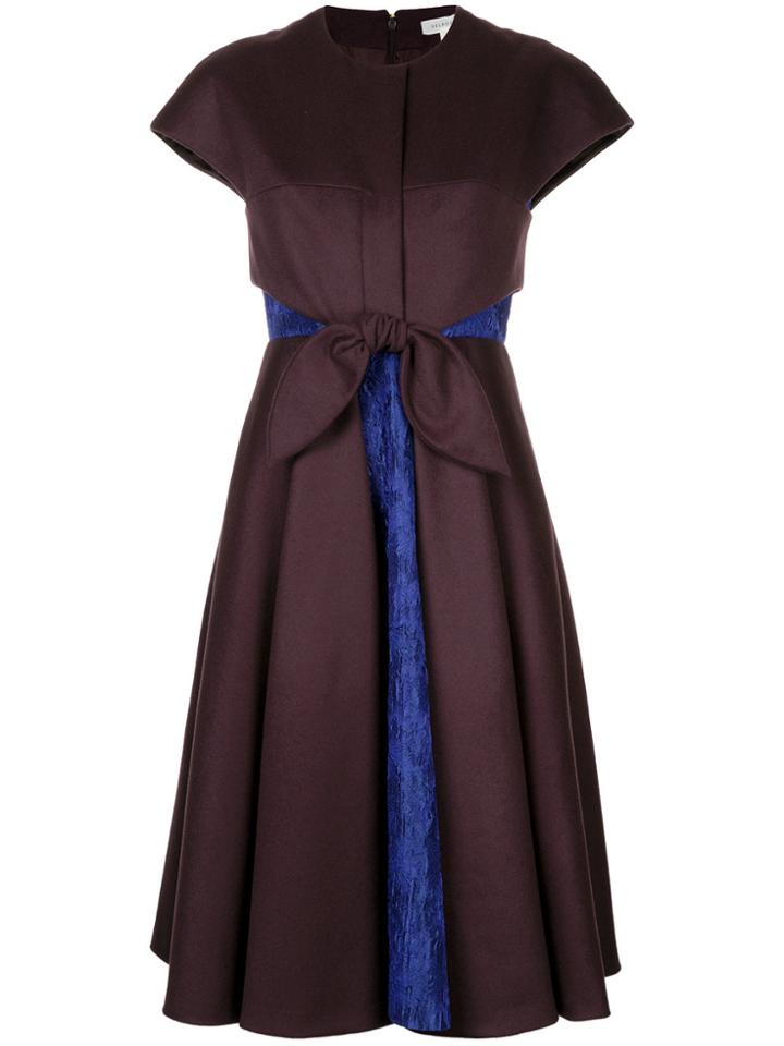 Delpozo Lace Detail Flared Dress