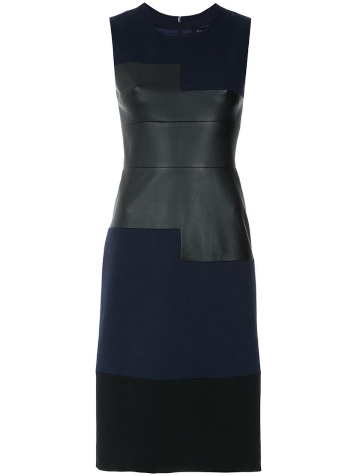 Gloria Coelho Panels Short Dress - Blue