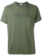 Printed T-shirt - Men - Cotton - Xl, Green, Cotton, Engineered Garments