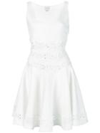 Giambattista Valli Perforated Detail Dress - Neutrals