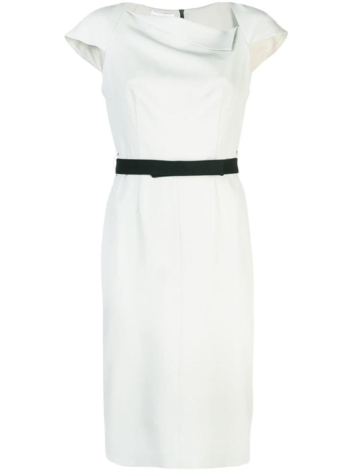Narciso Rodriguez Belted Midi Dress - Grey