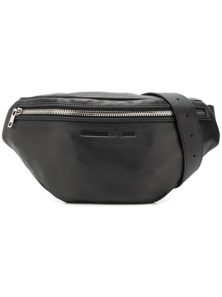 Mcq Alexander Mcqueen Embossed Logo Belt Bag - Black