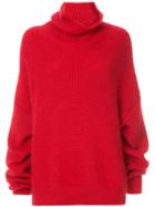 C & M Halley Turtleneck Sweater - Red