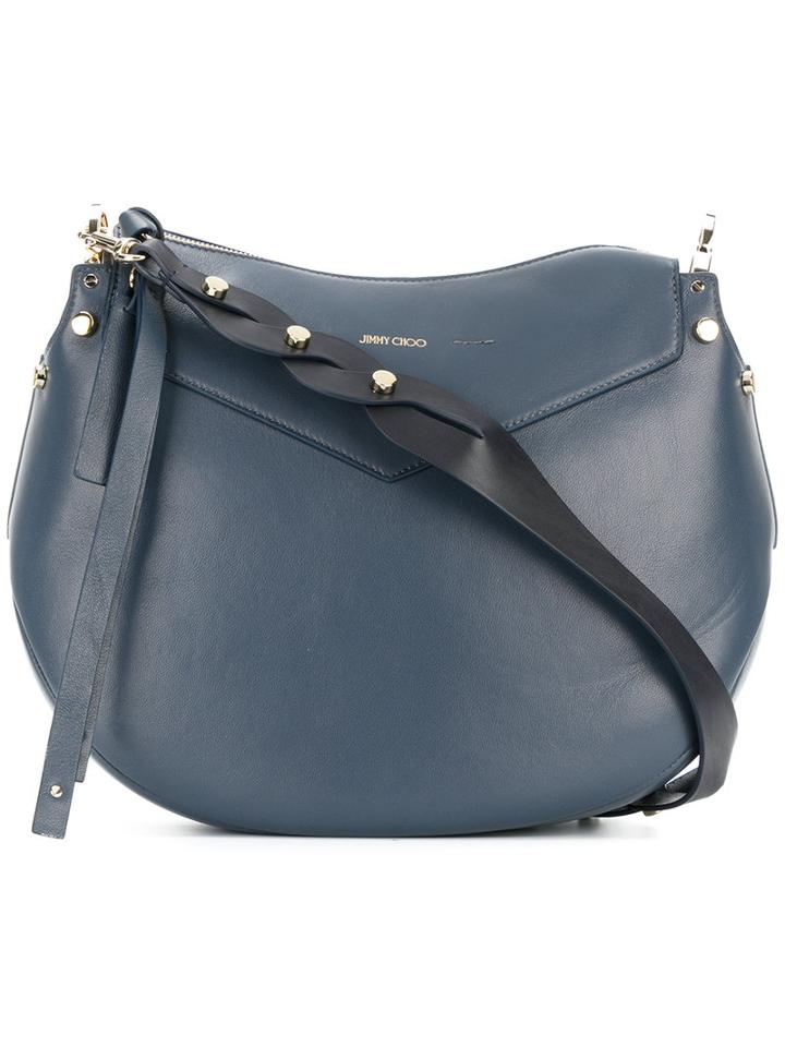 Jimmy Choo - Shoulder Bag - Women - Calf Leather - One Size, Blue, Calf Leather