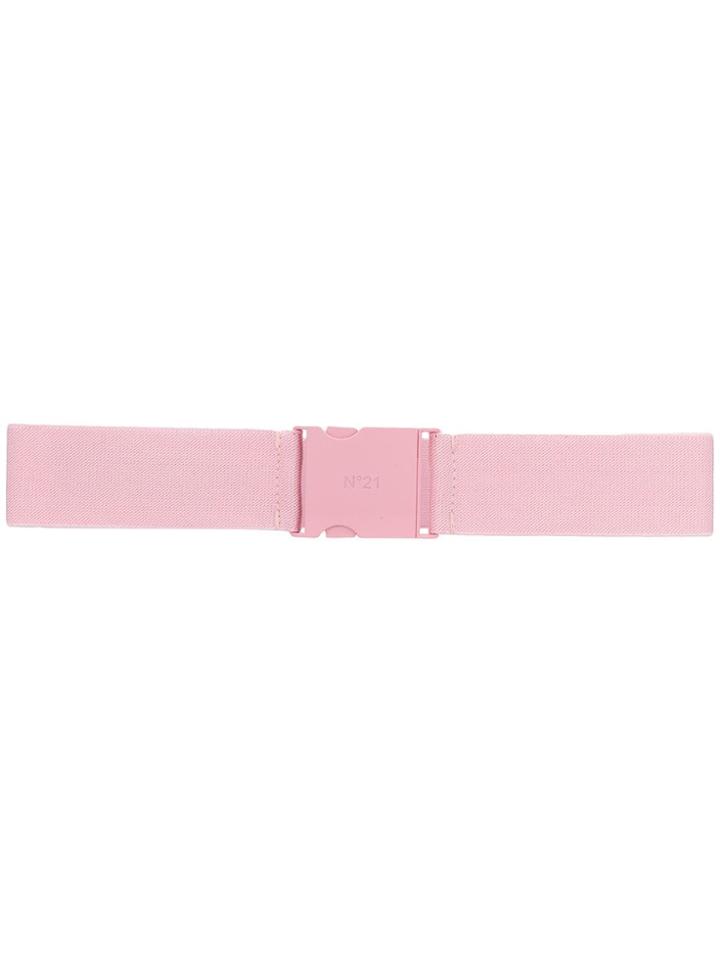 Nº21 Elasticated Clasp Belt - Pink