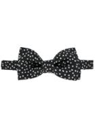 Ps Paul Smith Star Print Bow Tie - Black