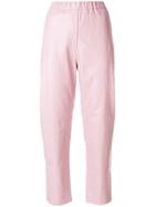 Frenken Mick Cropped Trousers - Pink & Purple