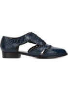 Robert Clergerie Lace-up Cut-out Shoes