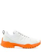 Roa Contrast Sole Low Top Sneakers - White