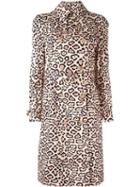 Givenchy Leopard Print Trench Coat
