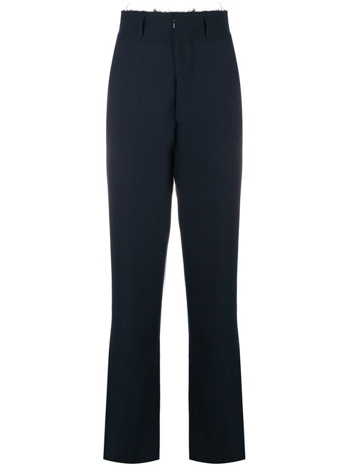 Maison Margiela High-waist Tailored Trousers - Blue