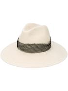 Borsalino Wide Brim Straw Hat - Neutrals
