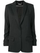 Styland Striped Blazer Jacket - Black