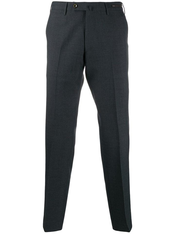 Pt01 Wool Blend Trousers - Grey