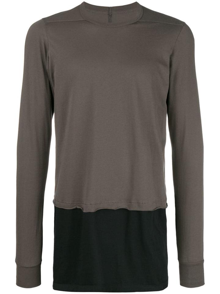 Rick Owens Drkshdw Layered T-shirt - Grey