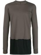 Rick Owens Drkshdw Layered T-shirt - Grey