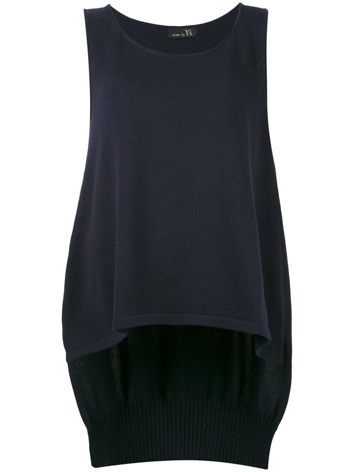 Y's High-low Tank - Blue
