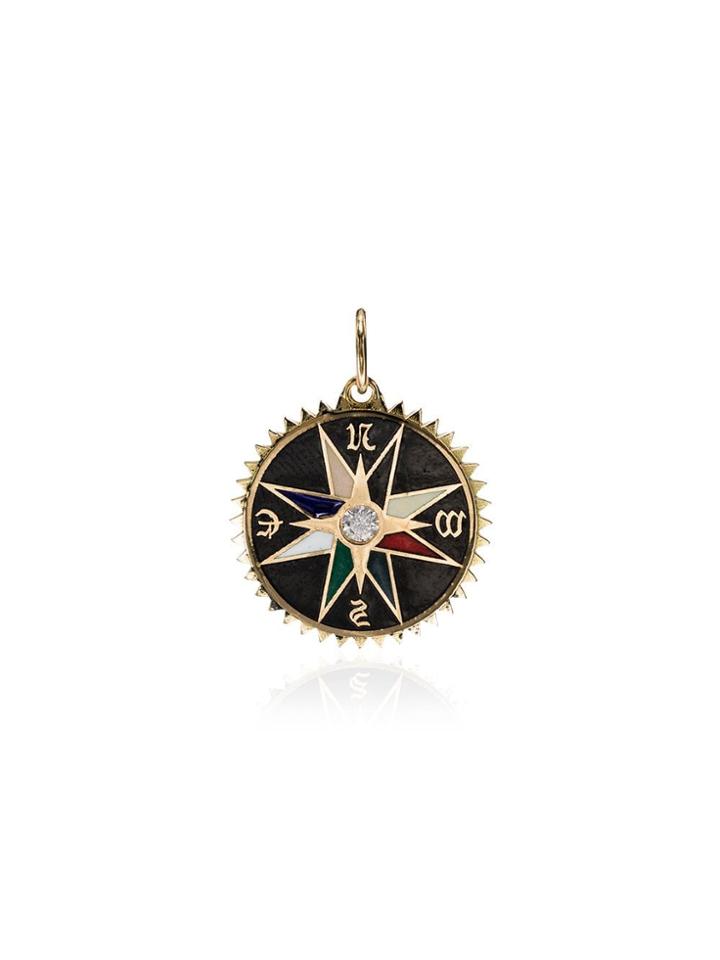 Foundrae Course Correct Charm Necklace - Gold