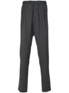 Société Anonyme - Elasticated Waist Trousers - Men - Wool - L, Grey, Wool