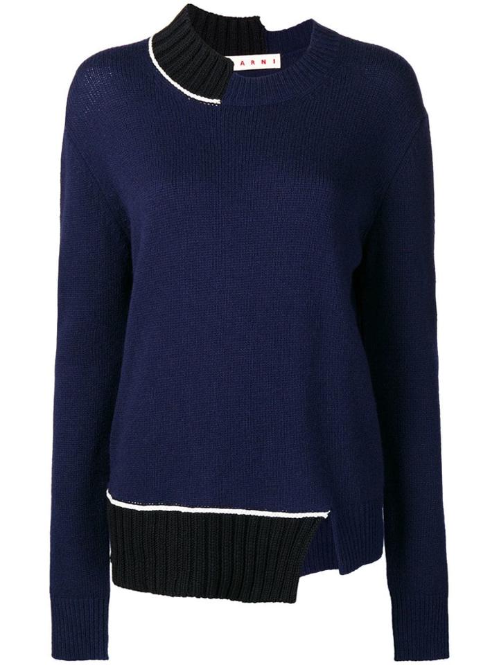 Marni Turtle Neck Jumper - Blue