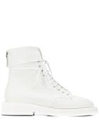 Marsèll Back Zip Fastening Boots - White