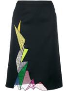 Christopher Kane Smash Embroidered Skirt