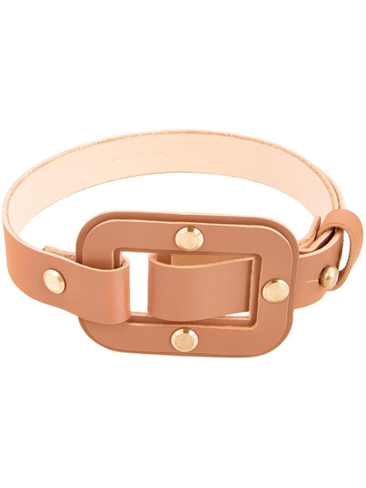 Niels Peeraer Studded Chocker, Women's, Brown