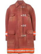 Calvin Klein 205w39nyc Couture-sleeve Fireman Coat - Brown
