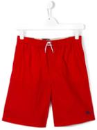 Burberry Kids Knee Length Swim Shorts, Boy's, Size: 14 Yrs, Red