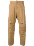 Dsquared2 Tapered Cropped Trousers - Brown