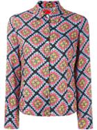 Ultràchic 'blanket' Print Shirt, Women's, Size: 42, Viscose/wool
