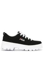 Fila Embroidered Logo Sneakers - Black