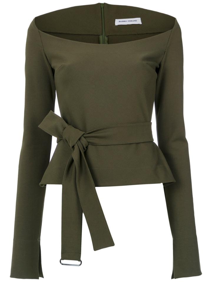 Gloria Coelho Contessina Blouse - Green