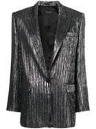 Isabel Marant Plissé Blazer - Silver