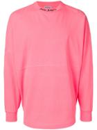 Palm Angels Logo Long-sleeve Sweatshirt - Pink