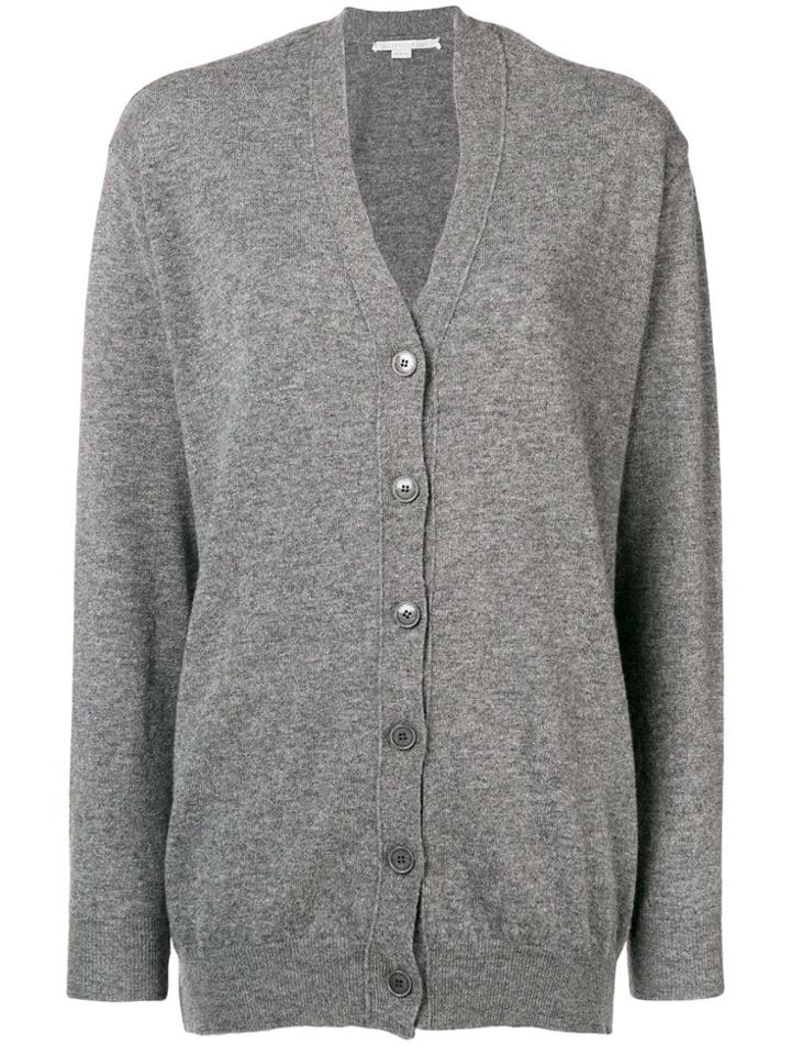 Stella Mccartney Front Button Long Cardigan - Grey