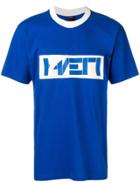 H Rv Rk Round Neck T-shirt - Blue