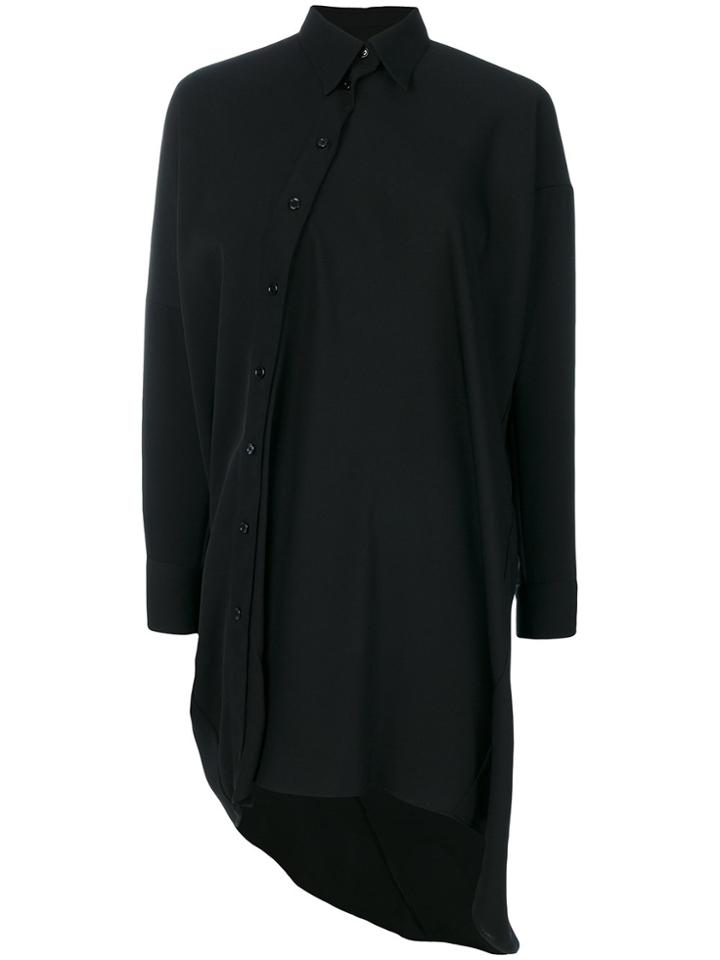 Mm6 Maison Margiela Asymmetric Shirt - Black