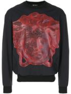 Versace Medusa Printed Sweatshirt - Black