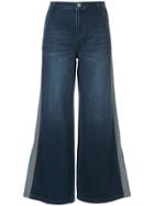 Guild Prime Side-striped Flared Jeans - Blue