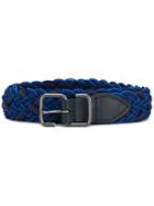Issey Miyake Men - Woven Belt - Men - Cotton - One Size, Blue, Cotton