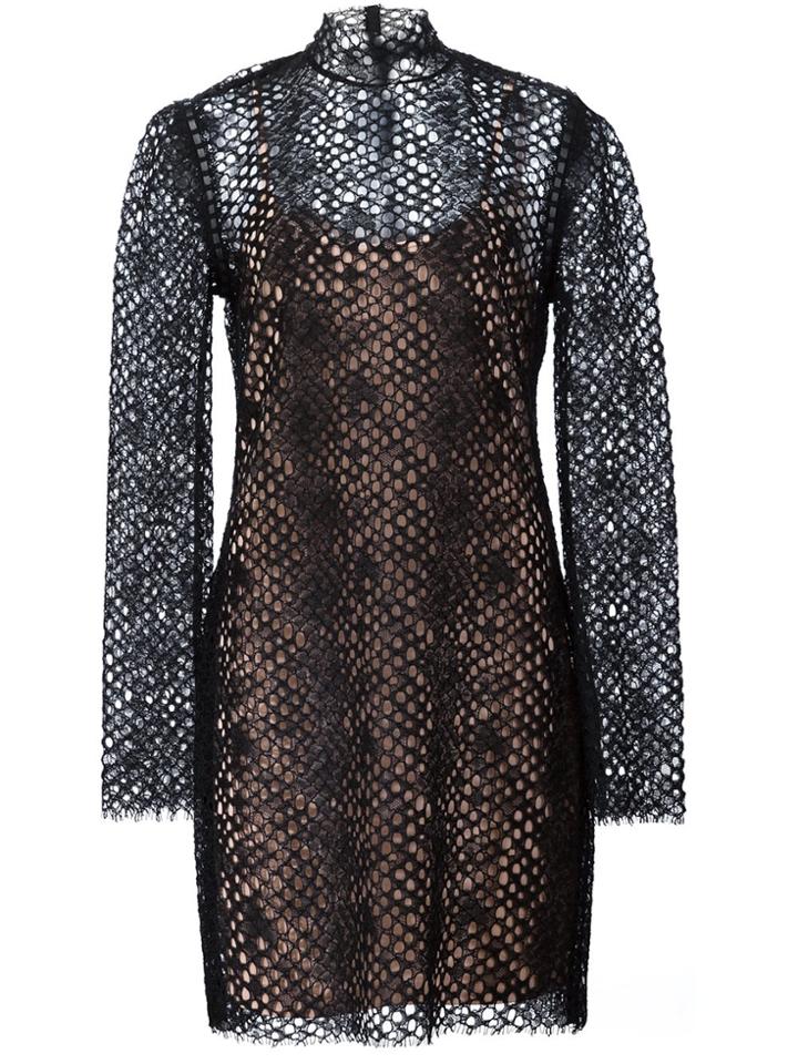 Alexander Wang Lace Mini Dress - Black